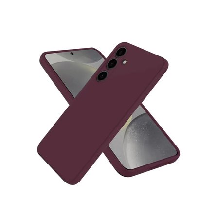 Newface Samsung Galaxy A56 Kılıf First Silikon - Mürdüm