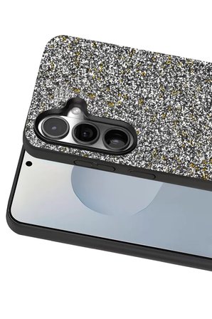 Onegif Samsung Galaxy S25 Bright Simli Kapak - Gold