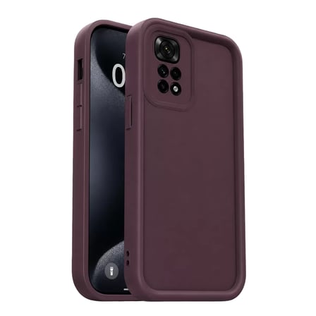 Newface Xiaomi Redmi 10 2022 Kılıf Viera Silikon - Mürdüm