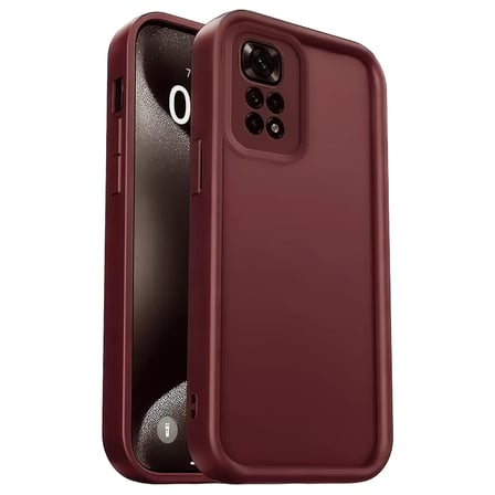 Newface Xiaomi Redmi 10 2022 Kılıf Viera Silikon - Bordo