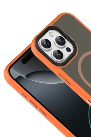 Joko Apple iPhone 16 Pro Max Megane Magsafe Kapak - Turuncu