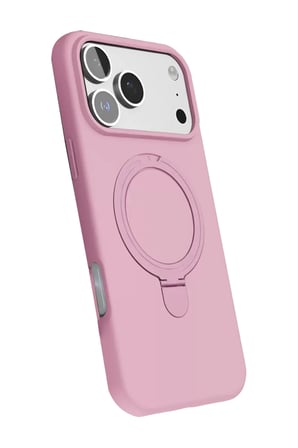 Newface Apple iPhone 17 Pro Max Regal Magsafe Standlı Kapak - Açık Pembe