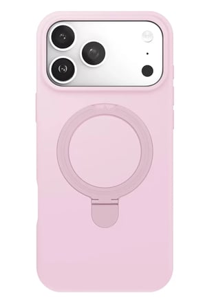 Newface Apple iPhone 17 Pro Regal Magsafe Standlı Kapak - Açık Pembe