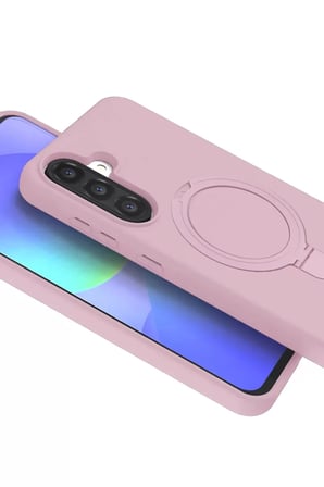 Newface Samsung Galaxy A26 Regal Magsafe Standlı Kapak - Açık Pembe