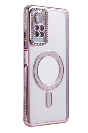 Newface Xiaomi Redmi Note 12 Pro 4G Joke Simli Magneticsafe Kılıf - Pembe