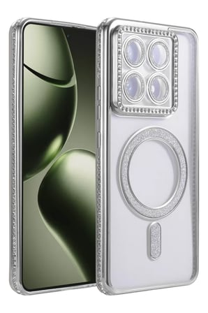 Newface Xiaomi Mi 14T Pro Joke Simli Magneticsafe Kılıf - Gümüş