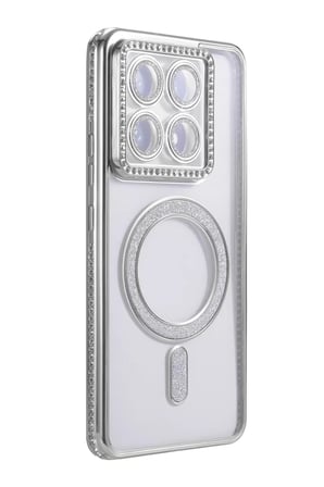 Newface Xiaomi Mi 14T Pro Joke Simli Magneticsafe Kılıf - Gümüş
