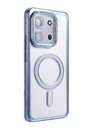 Newface Xiaomi Redmi 15C 4G Joke Simli Magneticsafe Kılıf - Mavi