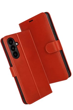 Newface Samsung Galaxy A17 5G Trend S Plus Kapaklı Kılıf - Kırmızı