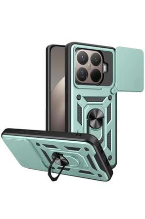 Newface Xiaomi Mi 15T Pro Pars Lens Yüzüklü Silikon - Yeşil