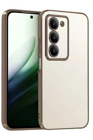 Newface Xiaomi Redmi 15 4G Razer Lensli Silikon - Çöl Titanyum