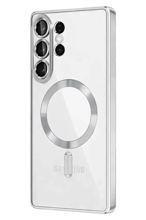 Newface Samsung Galaxy S26 Ultra Kross Magneticsafe Kapak - Gümüş
