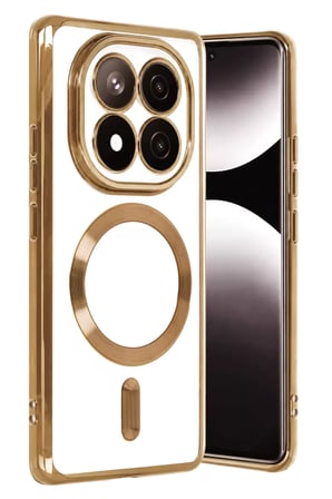 Newface Xiaomi Redmi Note 15 Pro Plus 5G Kross Magneticsafe Kapak - Gold