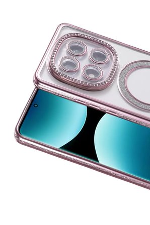 Newface Xiaomi Redmi Note 15 Pro Plus 5G Joke Simli Magneticsafe Kılıf - Pembe