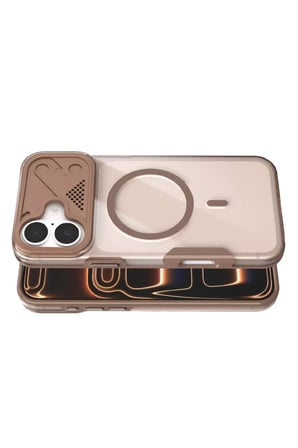 Joko Apple iPhone 16 Zinko Magsafe Kapak - Çöl Titanyum