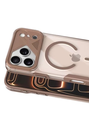 Joko Apple iPhone 17 Pro Max Zinko Magsafe Kapak - Çöl Titanyum