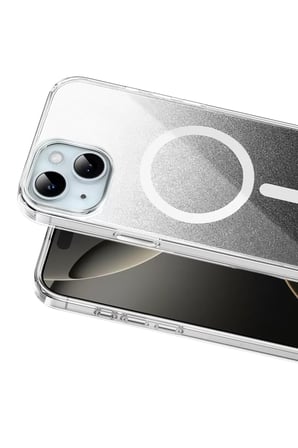 Onegif Apple iPhone 15 Sora Simli Magsafe Kapak - Siyah