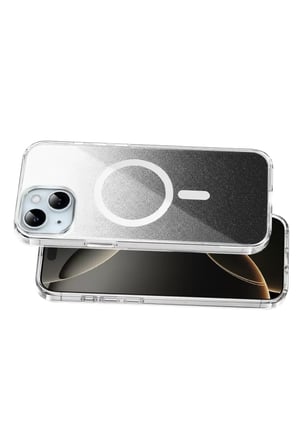 Onegif Apple iPhone 15 Sora Simli Magsafe Kapak - Siyah