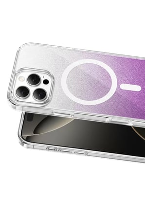 Onegif Apple iPhone 16 Pro Max Sora Simli Magsafe Kapak - Mor