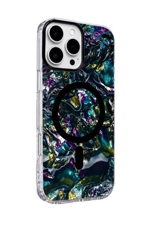 Onegif Apple iPhone 16 Pro Max Mila Dalgalı Magsafe Kapak - Lacivert