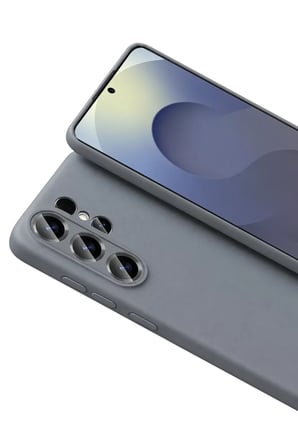 Newface Samsung Galaxy S26 Ultra Nano içi Kadife Silikon - Gri