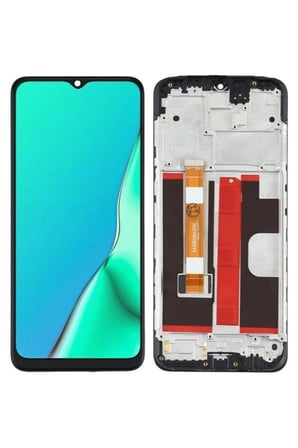 Oppo A5 2020 Ekran Dokunmatik Çıtalı (Siyah)