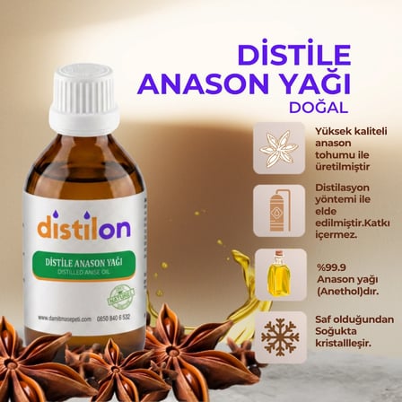 Distilon Distile Anason Yağı 50 ML