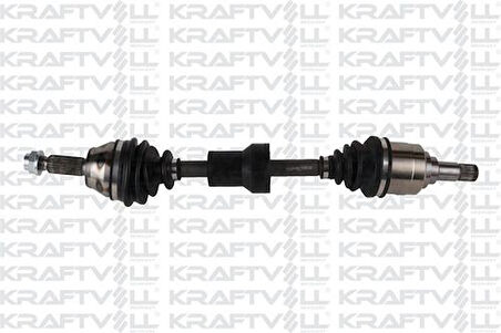 Kraftvoll 1010303 Ön Aks Sol Komple Escort V Vı 1.4-1.6 Hcs 1.8 16V 1.8D 90>95 (Diş Freze 25. Teker Tarafı İç Freze 23. Conta Capı 56.5. Uzunluk 608Mm)