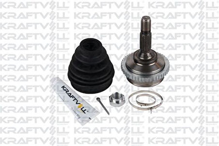 Kraftvoll 1020252 Aks Kafa Tamir Takımı P206 (Tekerlek Tarafı Dış Freze 21 Dıs. Tekerlek Tarafı İç Freze 22 Dıs. Conta Capı 48Mm. Uzunluk 141.5Mm) Dv4Td (1.4 Hdı) Tu3Jp Et3J4 (1.4 8V 16V) Abslı 48 Dış 98>