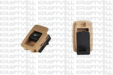 Kraftvoll 04050032 Cam Düğmesi Tekli Bej 4 Pın BMW E60 E82 61316951956