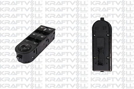 Kraftvoll 04050051 Cam Açma Kapama Anahtarı Dörtlü Ön Sol Astra H Zafira B 13228699