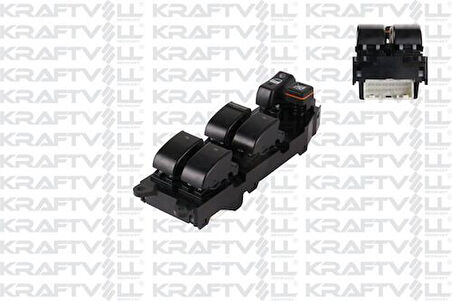 Kraftvoll 04050068 Cam Açma Kapama Anahtarı Ön Sol Toyota Corolla Verso 02-07 (Dörtlü) 848200F030