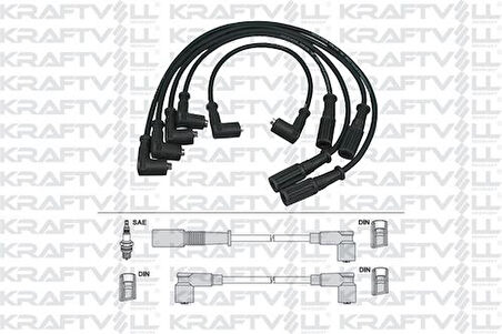 Kraftvoll 5070254 Buji Bobin Kablosu Tıpo-Tempra 2.0 16V (Sılıkon Kablo)