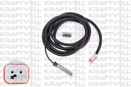 Kraftvoll 05090528 ABS Sensörü Ön Sağ Disk Tip A Tipi Fıs (Spıral Korumalı) Scania P.G.R.T.-Seri 04-2675mm-2 Pin 738610135