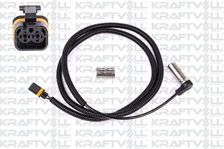 Kraftvoll 5090629 Abs Sensöru Ön Sağ L Tıp Kampana Tıp B Tipi Sıyah Fıs (Spıral Korumalı) Man Tgl 12.180 D0834 Tgm D0836 04> 1320 Mm-2 Pın