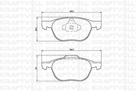 Kraftvoll 7010033 Ön Fren Balatası Mazda 3 03> Mazda 3 09> Mazda 5 05> Mazda 5 10> Focus II 04 > Focus II C Ma04>07 C Ma07 > Focus III 11 > 1.6Eco 1.6Tdcı 1.8Tdcı 2.0Tdcı Kuga 2.0Tdcı 07 > Mazda III Mazda V Volvo C30 C70 II S40 II V50 03>