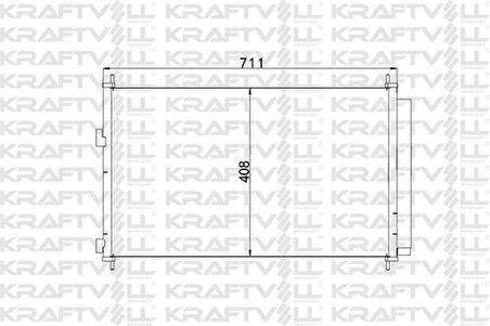 Kraftvoll 08060005 Klima Radyatörü (Kondanser) RAV4 05-(710x405x16) 8846042100