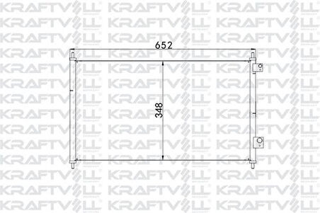 Kraftvoll 08060012 Klima Radyatörü Honda Civic 1.4 1.6 2001 2004 80100S87A00