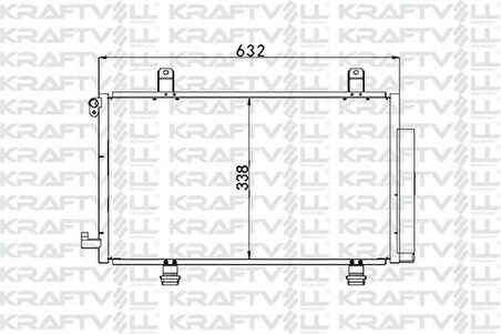 Kraftvoll 08060095 Klima Radyatörü Fiat Sedici 1.6 16V 06-Suzuki SX4 06- 71743782