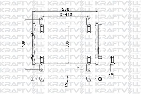 Kraftvoll 08060100 Klima Radyatörü Jumper Ducato Boxer 07- 6455.EC