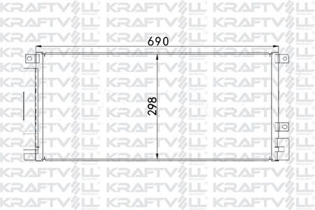 Kraftvoll 08060144 Klima Radyatörü Opel Mokka A14Net B14Net 1850273