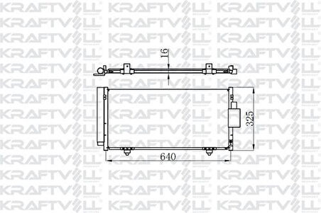 Kraftvoll 08060182 Klima Radyatörü Forester 2.0 2008-2013 Impreza 2012-2016 XV 2012-640x298x15 73210FG000