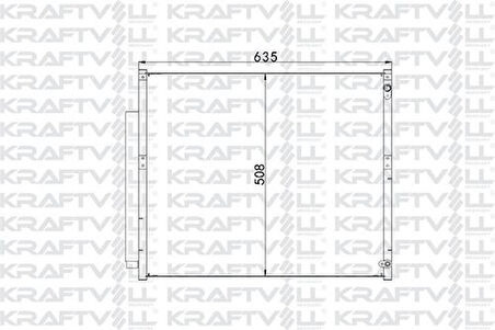 Kraftvoll 08060187 Klima Radyatörü Toyota Land Cruiser 4.0 03-08 3515.0