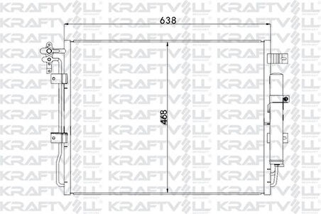 Kraftvoll 08060220 Klima Radyatörü 306Dt Discovery IV L319 09-18 Range Rover Sport I L320 09-12 JRB500250