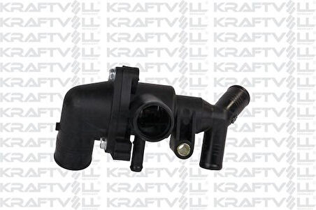 Kraftvoll 08100009 Termostat Komple Transit V347 2.4 TDCI 06-11 88C Arkadan İtişli 6C1Q8A586BD
