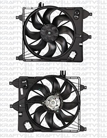 Kraftvoll 08120003 Radyatör Fan Motoru Clio II 98-08 Clio Symbol (Thalia) 02-08 1.2 16V 1.4 16V 7701070294