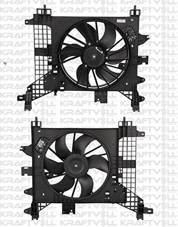 Kraftvoll 08120006 Radyatör Fan Motoru Davlumbazlı Duster 1.5 DCI 1.6 16V 10- 214814567R