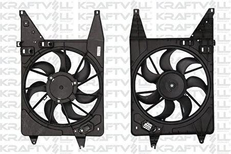 Kraftvoll 08120023 Fan Motoru Davlumbazlı Logan Sandero 1.5DCI Euro 5 10- 214814342R