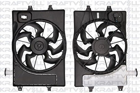 Kraftvoll 08120038 Radyatör Fanı Komple Hyundai Elantra 1.6 2016-6 İleri Vites 25380F2000