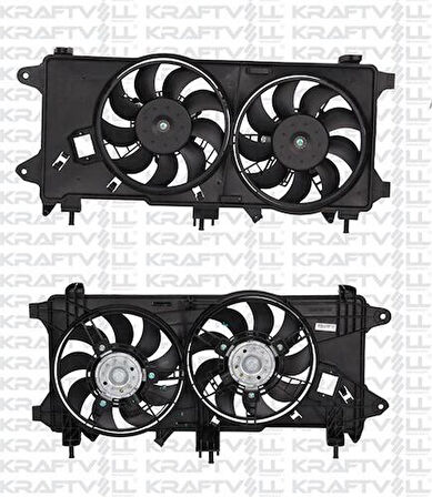 Kraftvoll 08120042 Fan Motoru Davlumbazlı Doblo Çift Motorlu Klimalı 1.3 1.9JTD 01-04 51755591